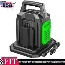 Fast Dual Port Charger CH2800D for EGO Power+ 56V Cordless Lithium-ion Battery