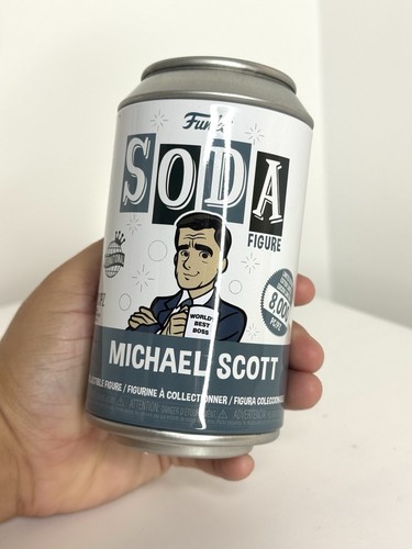 2021 Michael Scott The Office Worlds Best Boss Funko Pop Soda Figure - Picture 4 of 6