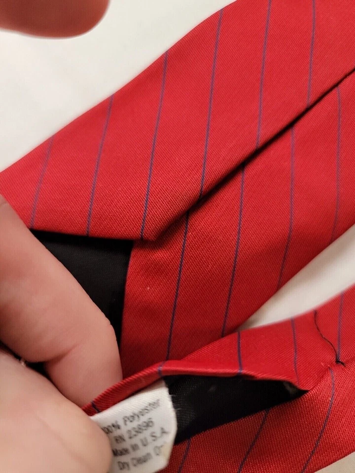 Corbata formal Cavalier para hombre 57"Lx3"W corbata roja Foto 4 de 4