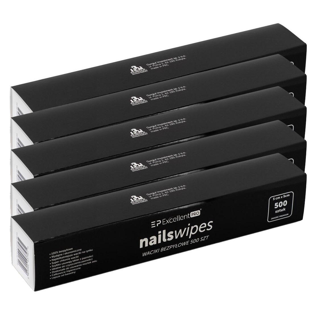 Cotons de cellulose pour faux ongles paquet de 5000 pieces blanches
