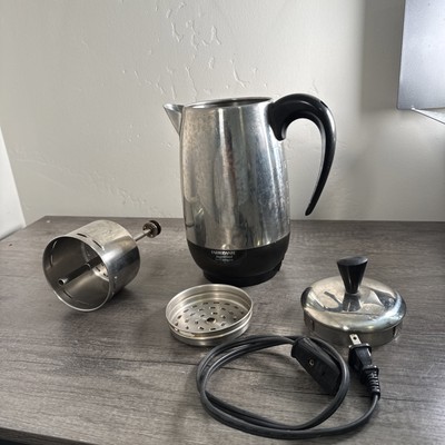 Farberware Superfast 2-8 Cup Coffee Percolator Pot Maker FCP280 Tested 