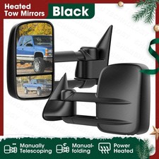 Set2 Power Heated Tow Mirrors For 1999-02 Chevy Silverado Gmc Sierra 1500 2500 Set2 Power Heated Tow Mirrors For 1999-02 Chevy Silverado Gmc Sierra 1500 2500