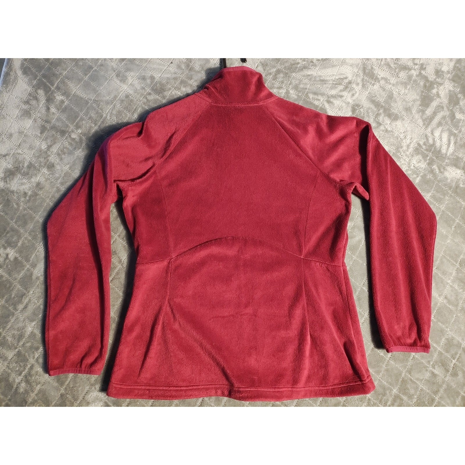 Columbia Basic Fleece Jacket Polyester Solid Full… - image 2