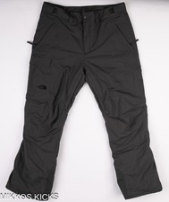Men?s The North Face Snow Pants Freedom Ski Winter Insulated Black US SZ LARGE