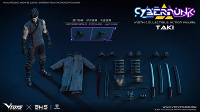 VTOYS VSD010 1/12 Cyberpunk Samurai Taki 6'' männliche Actionfigur Modell Spielzeug
