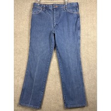 Wrangler 936PWD Slim Fit Cowboy Cut Jeans 38x30 Medium Wash Made in USA