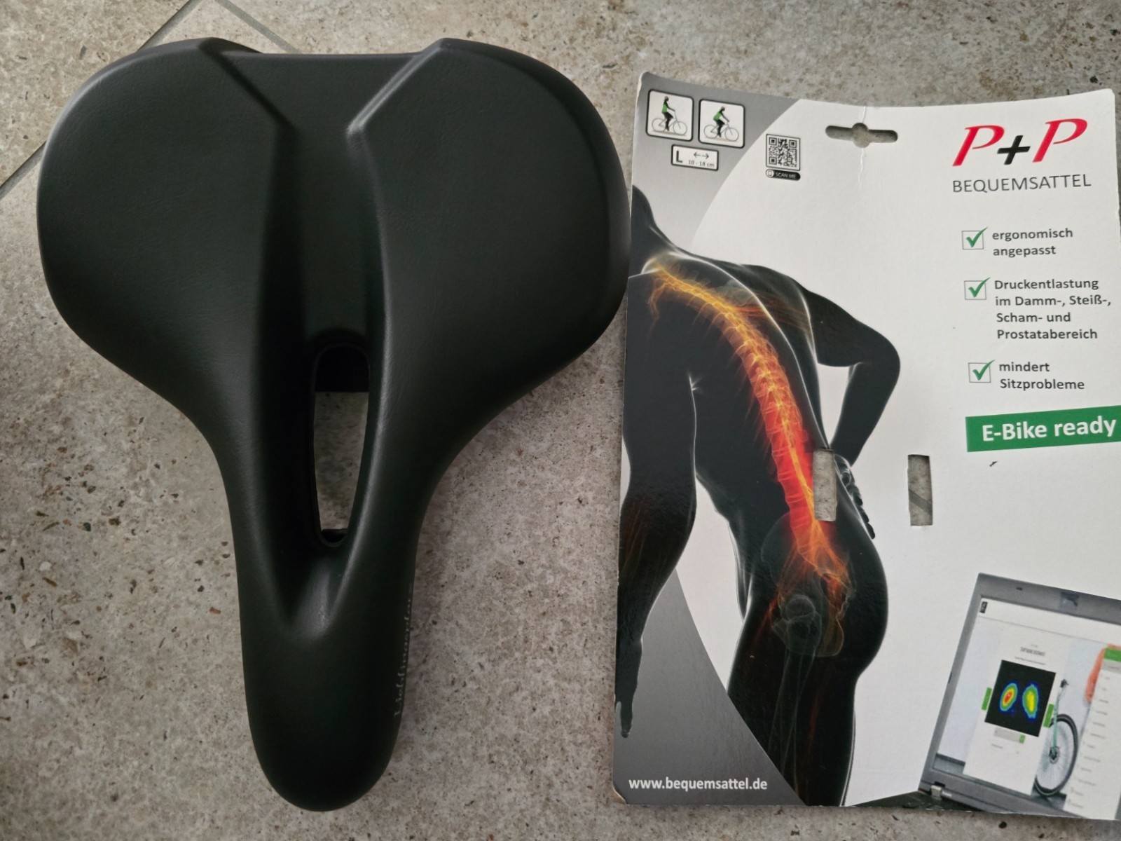 Selle vélo confortable P&P pro cycling Lieblingsplatz ergonomique pour homme et femme