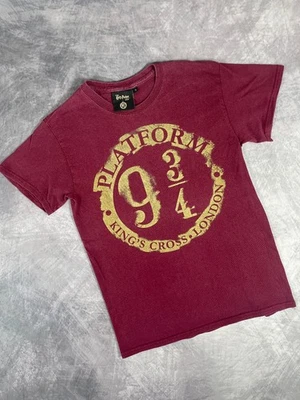 T-shirt Harry Potter shop bordeaux S Poudlard Hogwarts magie - Photo 1/4