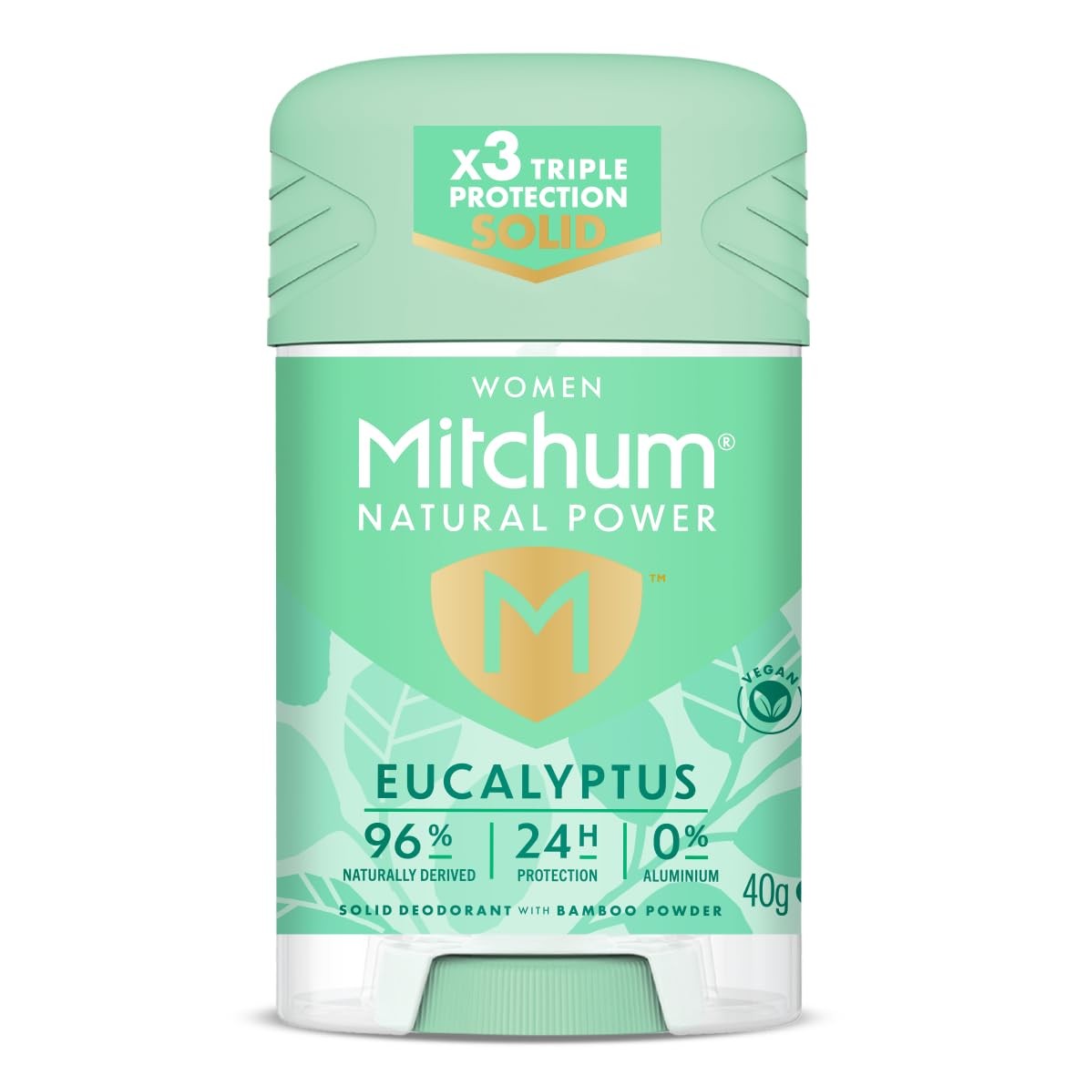 Mitchum Women Natural Deodorant Stick Aluminium Free Vegan Cruelty Free 96%