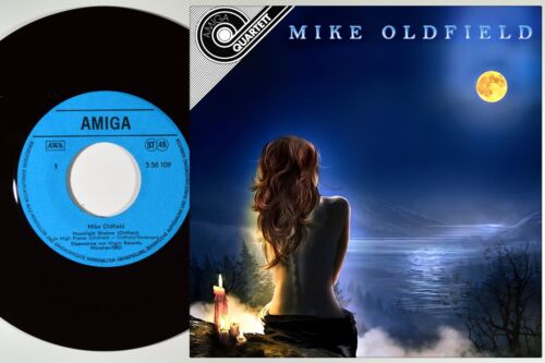7" MIKE OLDFIELD Moonlight Shadow/Foreign Affair AMIGA-QUARTETT EP 1985 like NEW - Imagen 3 de 4