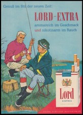 Lord Extra - Reklame Werbeanzeige Original-Werbung 1966 (2) beim Angeln