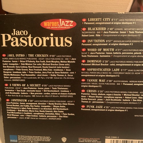 CD - JACO PASTORIUS, LE DEMI-DIEU DE LA BASSE, 1997 - Foto 2 di 2