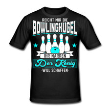 Bowling Hemd | Herren T-Shirt Bowling Bowlingspieler Bowlingkugel Geschenk
