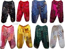 20Pcs Lot Patchwork Harem Pants, Boho Hippie Harem Pants, Bohemian Yoga Trousers
