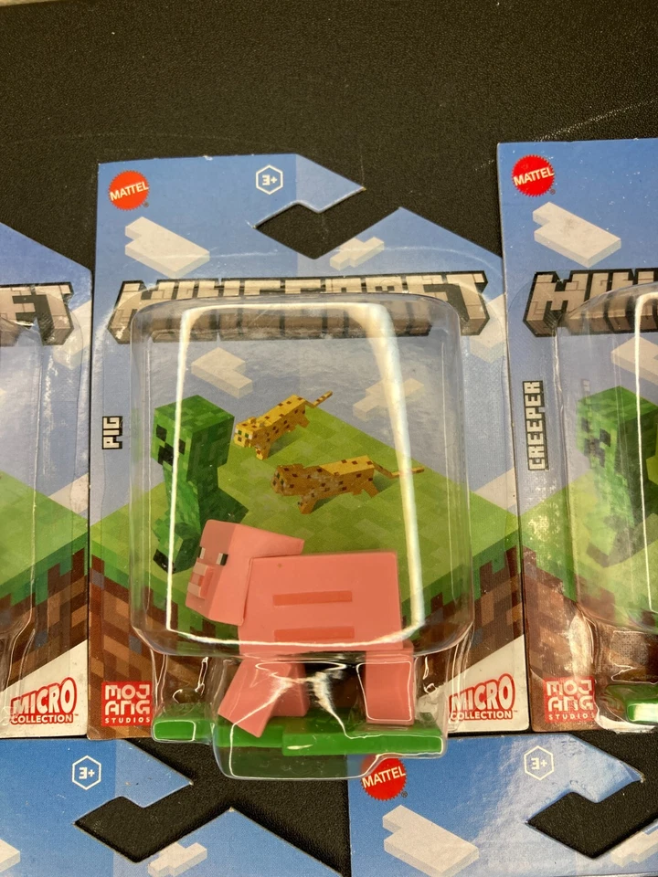 Mojang Minecraft Mattel Micro Colección Figuras Juego Completo De 5 Juguetes Nuevo En Paquete Foto 3 de 4