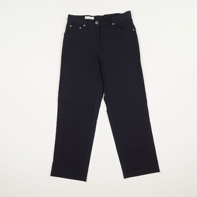 YESSICA by C&A Damen Capri Hose Gr. 38k dunkelblau Stretch Freizeithose Mid Wais