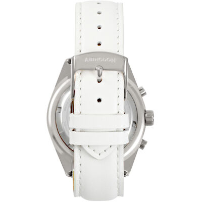 Abingdon Womens Katherine Pearl White Chronograph ATIS Pilot  display picture 1