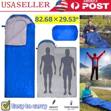 Thick Adult Cold Weather Warm Sleeping Bag For Big  Tall Waterproof Winter Bag