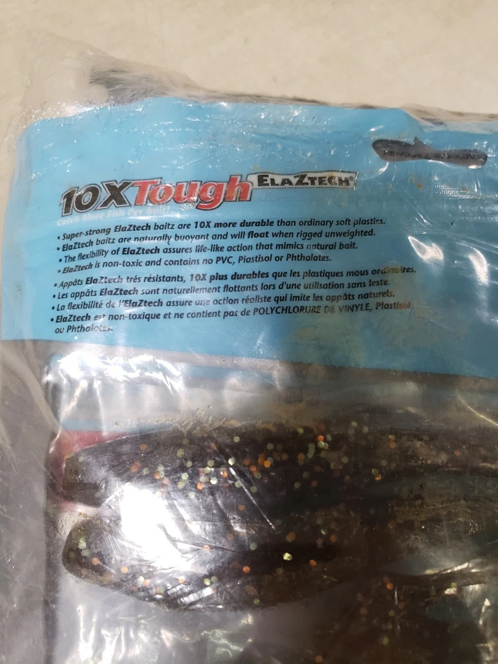 Lote de 12 señuelos Z-Man perfumados PaddlerZ 4 pulgadas cuerpo suave cola paleta swimbait 5 un. Foto 4 de 4