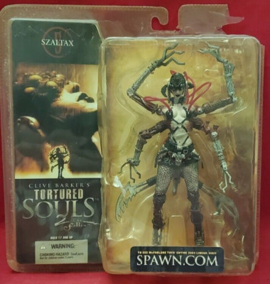 2002 MCFARLANE SPAWN CLIVE BARKER'S TORTURED SOULS 2 THE FALLEN SZALTAX TOY FIG