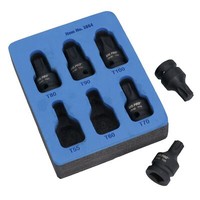 1/2 Zoll Antrieb AußEngewinde Torx Star Impact Schlagschrauber Flache Stecksc...