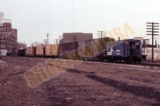 Vtg 1977 Train Slide 18456 CR Conrail Caboose Y2T002