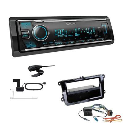 Kenwood Autoradio DAB Bluetooth für Volkswagen VW Caddy III piano black Canbus
