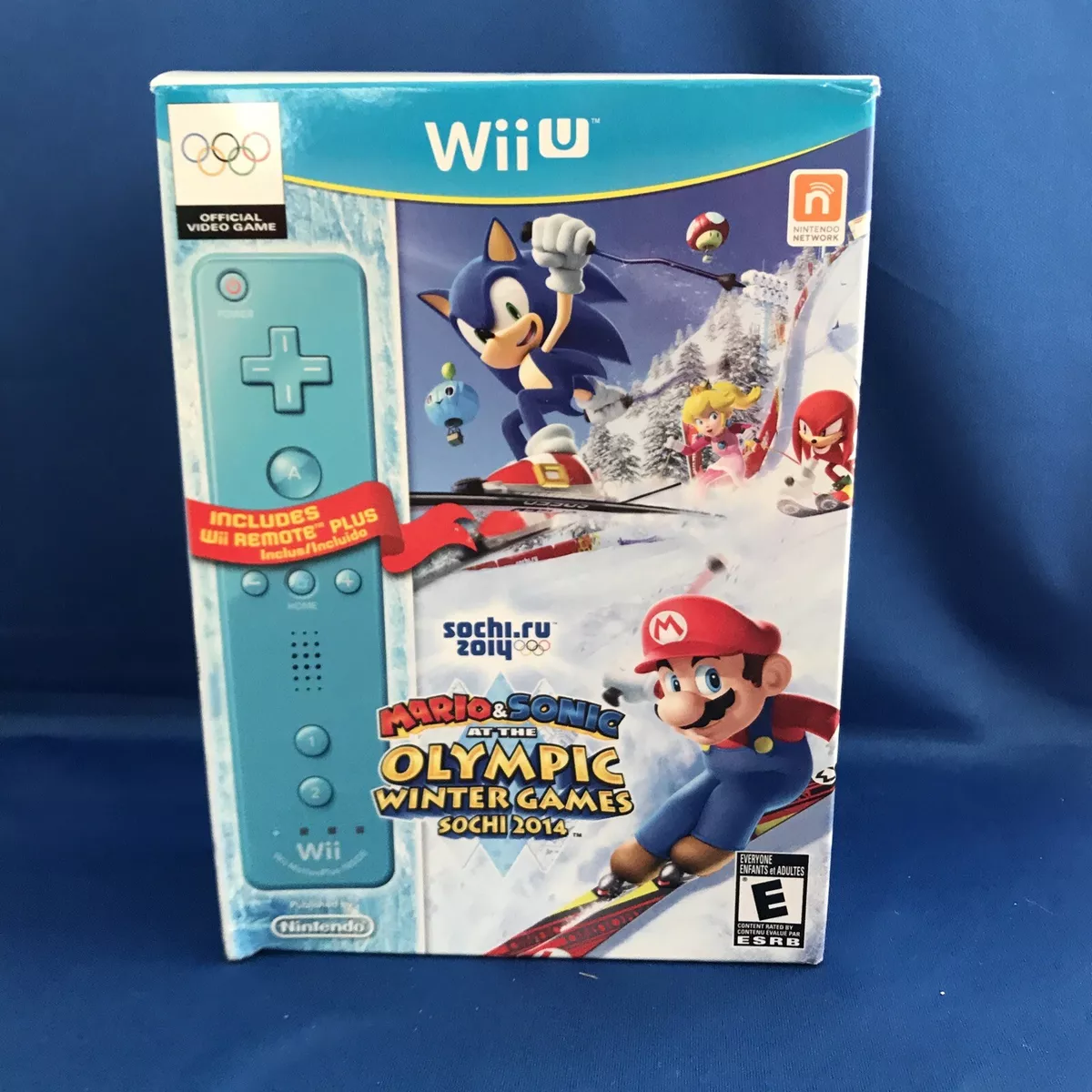 NEW Mario & Sonic at the Sochi 2014 Olympic Games (Nintendo Wii U 2013) w  Remote 45496903275