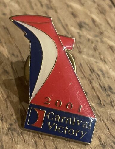 CARNIVAL CRUISE LINES VICTORY FUNNEL PIN 2001 - Photo 1/4