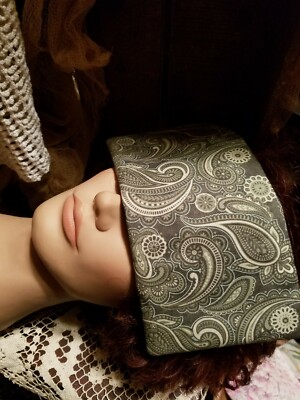 lavender eye pillow aromatherapy with flaxseed MICROWAVE HEAT PAD/COLD PACK