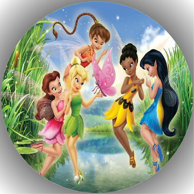 Tortenaufleger Geburtstag Party Tortenbild Fondant - Oblate Tinkerbell P9