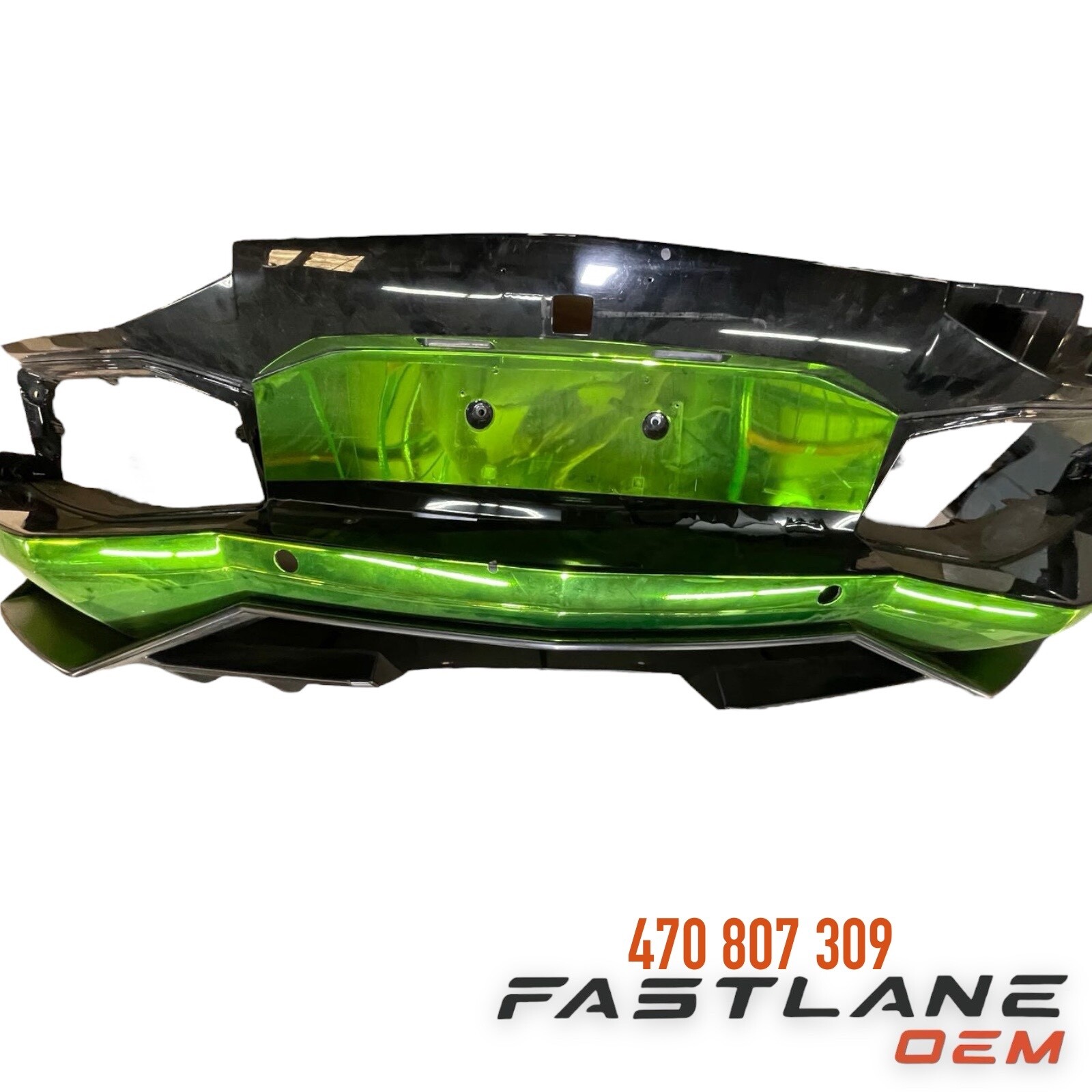 2012-2016 LAMBORGHINI AVENTADOR REAR BUMPER COVER W/ DIFFUSER USED OEM 470807309