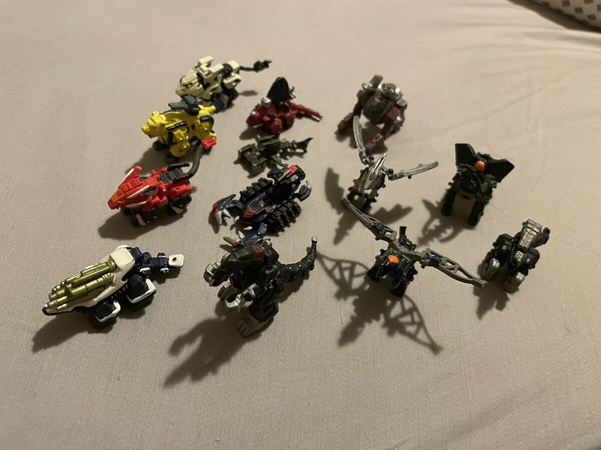 Lot 13 Zoids Battle Champions Mini Figures Tomy Hasbro Liger Lot 13 Zoids Battle Champions Mini Figures Tomy Hasbro Liger