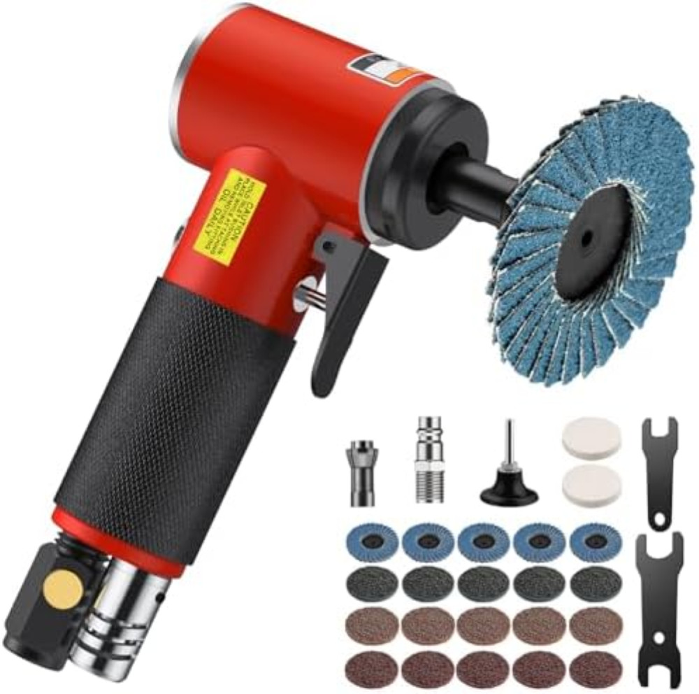 EYPINS Smerigliatrice Angolare Pneumatica 20000rpm Set Professionale Aria