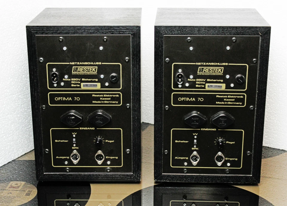⭐️⭐️⭐️Vintage Oberklasse Aktiv Lautsprecherboxen Restek Optima 70 ⭐️⭐️⭐️ - Bild 2 von 4