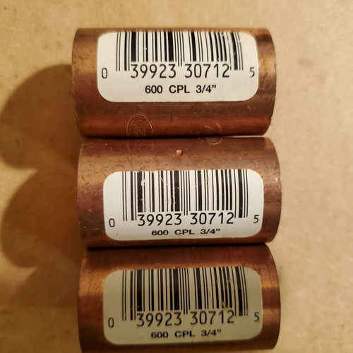 Nibco PP-600 Copper Coup 1/2" Open Bag of Twenty (20) and more(see description) - Picture 2 of 3