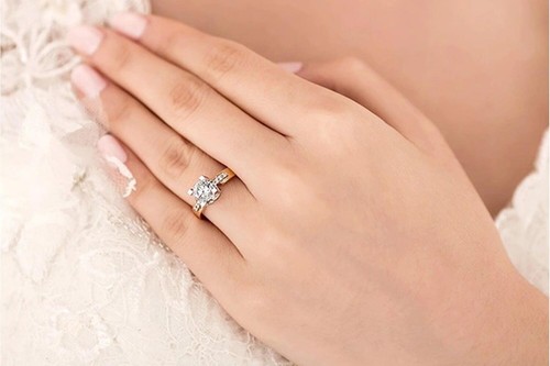 Damen Ring Rosegold 925 Silber 750 Gold vergoldet Zirkonia Damenring R3188L - Picture 6 of 9
