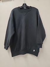Vintage 90s Russell Athletic Made In USA Blank Crewneck Sweatshirt Black