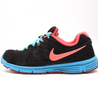 Nike Womens Shoes Black Gym Lace Up Nike Revolution 2 Running Shoes Size 9