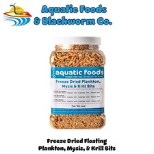 Plankton, Mysis  Krill Bits- Freeze Dried for Marines  All Tropicals. Jar