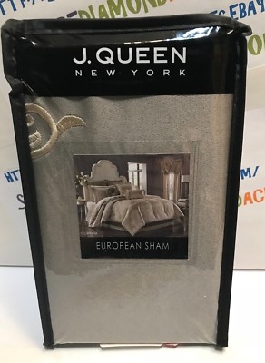 J. QUEEN NEW YORK EUROPEAN SHAM CORINNA 26'' X 26'' 2073 046 EURO NEW! $59.99