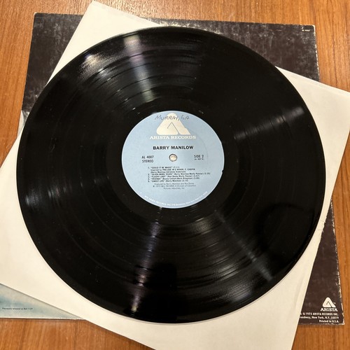 Barry Manilow I (1) (1975) Vinyl LP Record Album Arista AL 4007 First Press VG+ - Picture 4 of 4