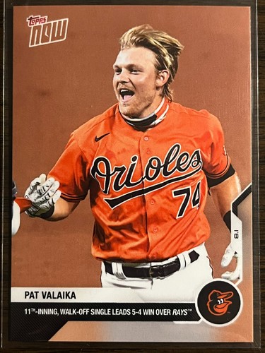 2020 Topps Now 44 Pat Valaika