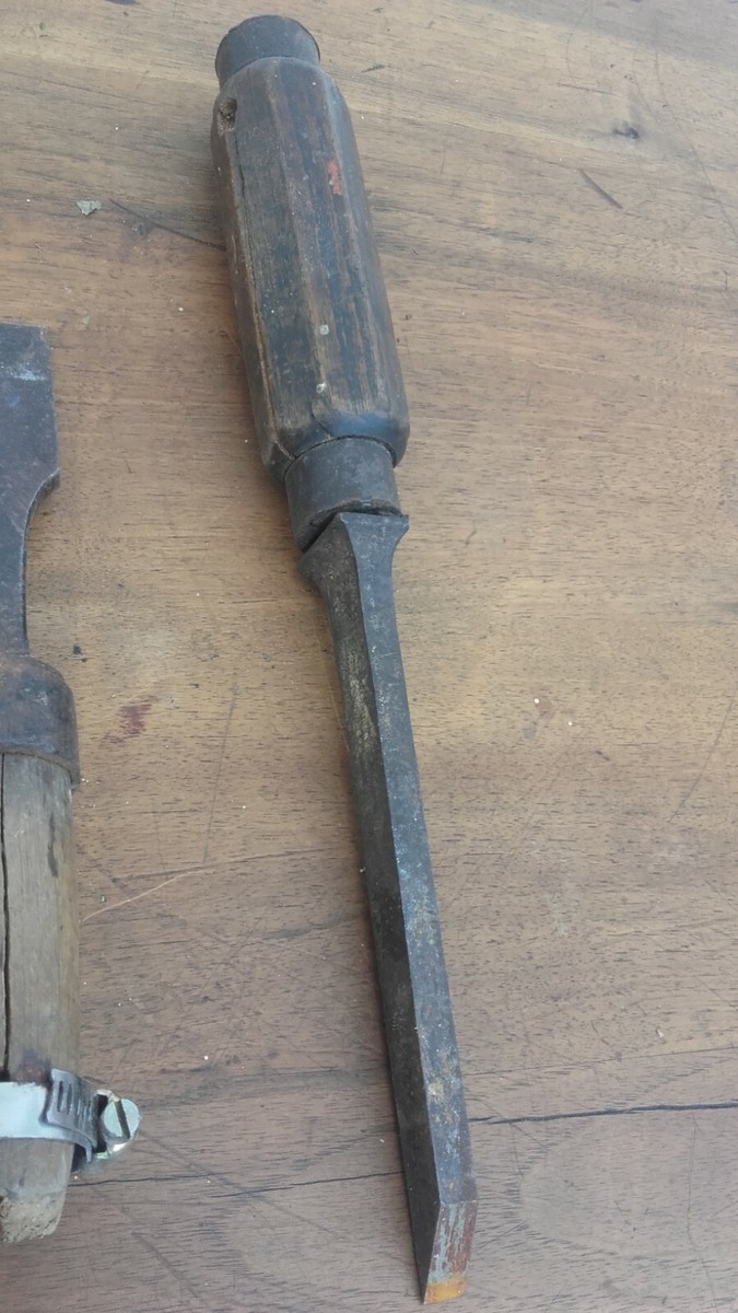 26 x Ciseaux à bois) Gouges à bois - Acier, Bois