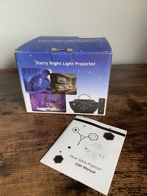 LED Galaxy Projector Starry Night Light Laser Star Sky Ocean Speaker Party Lamp