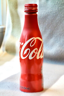 COCA COLA US Alu Flasche USA COKE BOTTLE 2007 6338 8.5 FL 250mL TOP & ULTRA RAR!
