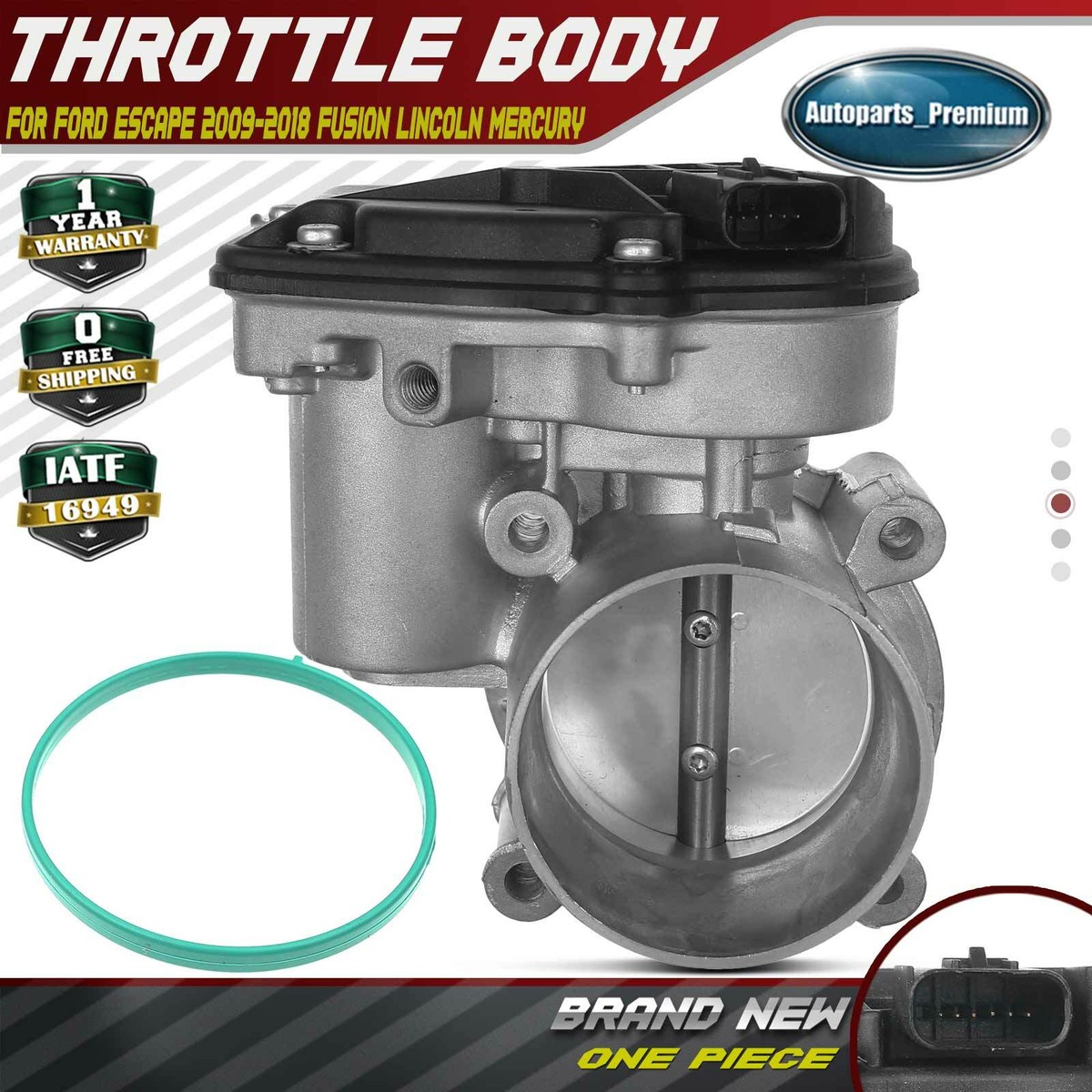Throttle Body Assembly For Ford Escape Fusion C-Max Lincoln MKZ Mercury Mariner