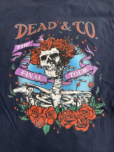 Dead & Company The Final Tour 2023 Grateful Dead Size Med. Tour Concert T-Shirt - Picture 2 of 6