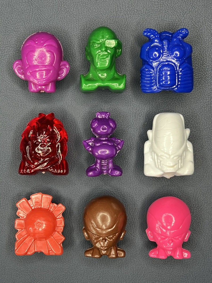 Lot of 9 GoGo's Crazy Bones Dragon Ball Z Figures 2001 Mixed Set