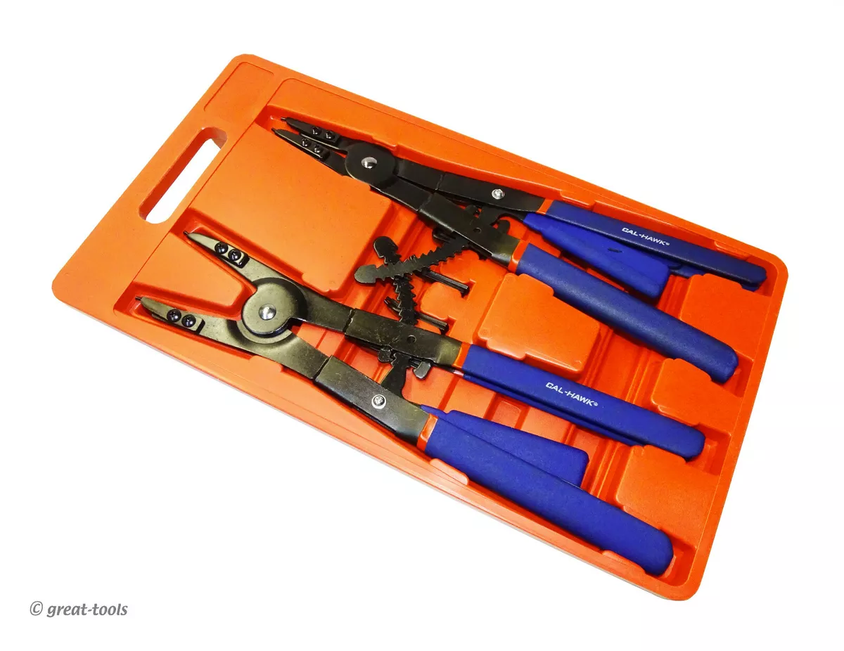 JUMBO SNAP RING PLIERS 2 pc set 16 long tools circlip